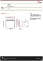19” Open Frame Display R19L300-OFA1-2