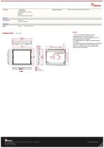 19” Open Frame Display R19L300-OFM2-2