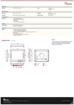 19" PCAP Rack Mount Defence Display R19L100-MLA3FP-2