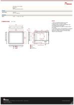 19" PCAP Touch Chassis Display R19L100-GCA3OD-2