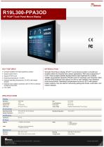 19" PCAP Touch Panel Mount Display R19L300-PPA3OD-1