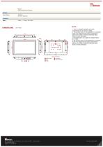 21.5" G-WIN GC-Series Front IP65 PCAP Display W22L100-GCA3-2
