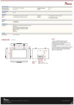 21.5" Intel Atom® x6413E IP65 Stainless Resistive Chassis Panel PC W22IE3S-65A3-2