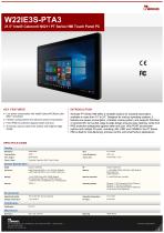 21.5" Intel® Celeron® N6211 PT Series HMI Touch Panel PC W22IE3S-PTA3-1