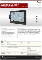 21.5" Intel® Core™ i5-1135G7 Defence Console Rack Panel PC W22IT3S-MLA3FP-1