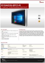 21.5" Intel® Core™ i5-1135G7 IP65 Stainless R Series Panel PC W22IT3S-SPA3-R-1