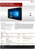 21.5" Intel® Core™ i5-1135G7 M Series HMI Panel PC W22ITWS-MHA3-1