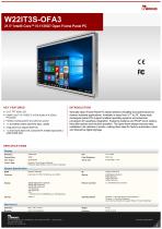 21.5" Intel® Core™ i5-1135G7 Open Frame Panel PC W22IT3S-OFA3
