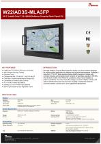 21.5" Intel® Core™ i5-1235U Defence Console Rack Panel PC W22IAD3S-MLA3FP -1