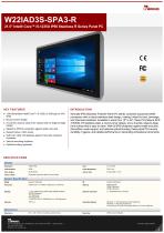 21.5" Intel® Core™ i5-1235U IP65 Stainless R Series Panel PC W22IAD3S-SPA3-R
