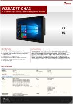 21.5" Intel® Core™ i9/i7/i5/i3 (Alder Lake S) Chassis Panel PC W22IAD7T-CHA3-1