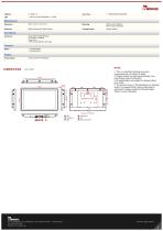 21.5" Intel® Pentium® N4200 G-WIN GC-Series Front IP65 PCAP Panel PC W22IP3S-GCA3-2
