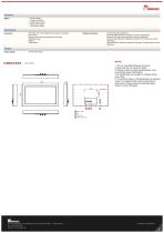 21.5" IP65 Stainless Resistive Chassis Display W22L100-65A3-2