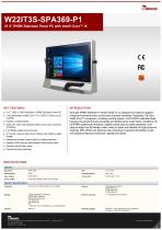 21.5" IP69K Stainless Panel PC with Intel® Core™ i5 W22IT3S-SPA369-P1-1