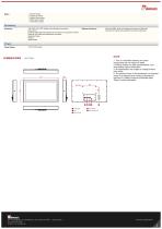 21.5" IP69K Stainless PCAP Chassis Display W22L100-SPA369-2