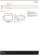 21.5" Multi-Touch Chassis Display W22L100-PTA3-2