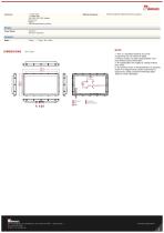 21.5" Multi-Touch Panel Mount Display W22L100-EHA3-2