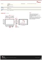 21.5" Multi Touch Panel Mount Display W22L100-PPA3-2