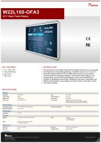 21.5” Open Frame Display W22L100-OFA3-1