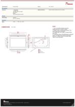 21.5" Panel Mount Display W22L100-PMA3-2