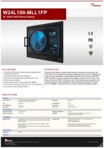 24" 4K2K UHD Defence Display W24L100-MLL1FP-1