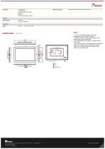 24" Front IP65 Display  W24L100-IPS1-2