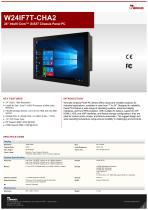 24" Intel® Core™ i3/i5/i7 Chassis Panel PC W24IF7T-CHA2-1