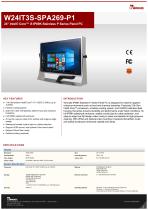 24" Intel® Core™ i5 IP69K Stainless P Series Panel PC W24IT3S-SPA269-P1-1