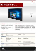 24" Intel® Core™ i5 Standalone Panel PC HMI W24IT7T-GCA2-1