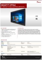 24” Intel® Core™ i5 (Tiger Lake) PP Series HMI Panel PC W24IT7T-PPA2