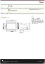 24" IP65 Stainless PCAP Chassis Display W24L100-SPA2-2