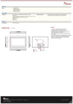 24" IP69K Stainless PCAP Chassis Display W24L100-SPA269-2