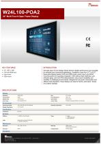 24" Multi-Touch Open Frame Display W24L100-POA2-1