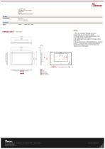 24" Multi-Touch Panel Mount Display W24L100-EHA2-2