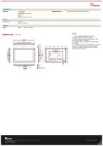 24" Panel Mount Display W24L100-PMS1-2
