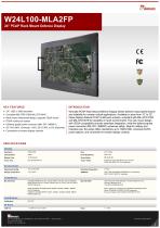 24" PCAP Rack Mount Defence Display W24L100-MLA2FP-1