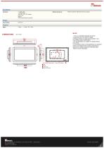 24" Resistive Touch Panel Mount Display W24L100-PMC1OD-2