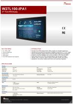 27" Front IP65 Display W27L100-IPA1