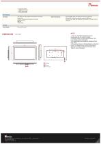 32" IP65 Stainless Chassis Display W32L300-65A3-2