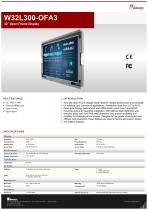 32” Open Frame Display W32L300-OFA3-1