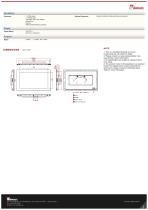 32" Panel Mount Display W32L300-PMA3-2