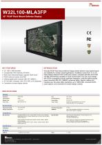 32" PCAP Rack Mount Defence Display W32L100-MLA3FP-1
