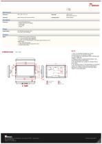 32" PCAP Rack Mount Defence Display W32L100-MLA3FP-2