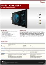 43" 4K2K UHD Defence Display W43L100-MLA2FP
