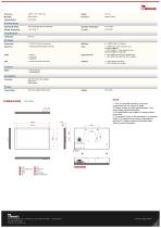 43" PCAP Chassis HMI with Intel® Core™ i3/i5/i7/i9 W43IAD7T-PCA3-2