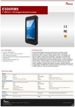 5" ARM A73 + A53 Rugged Handheld Computer E500RM9-1