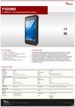5" ARM A73 + A53 Rugged Handheld Computer P500M9-1