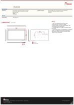 55" IP65 Stainless Chassis Display W55L100-65T1-2
