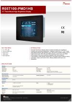5.7" Panel Mount High Brightness Display R05T100-PMD1HB-1