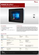 6.5" Intel® Celeron® N6211 Front IP65 Panel PC R06IE3S-IPA1-1